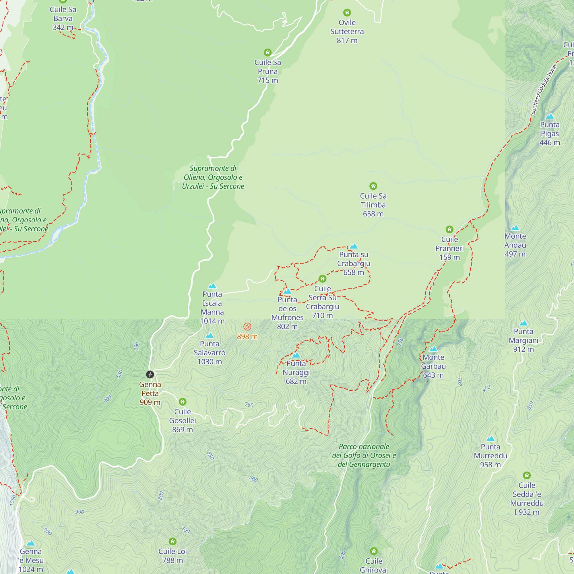 Cuile Mufrones II map