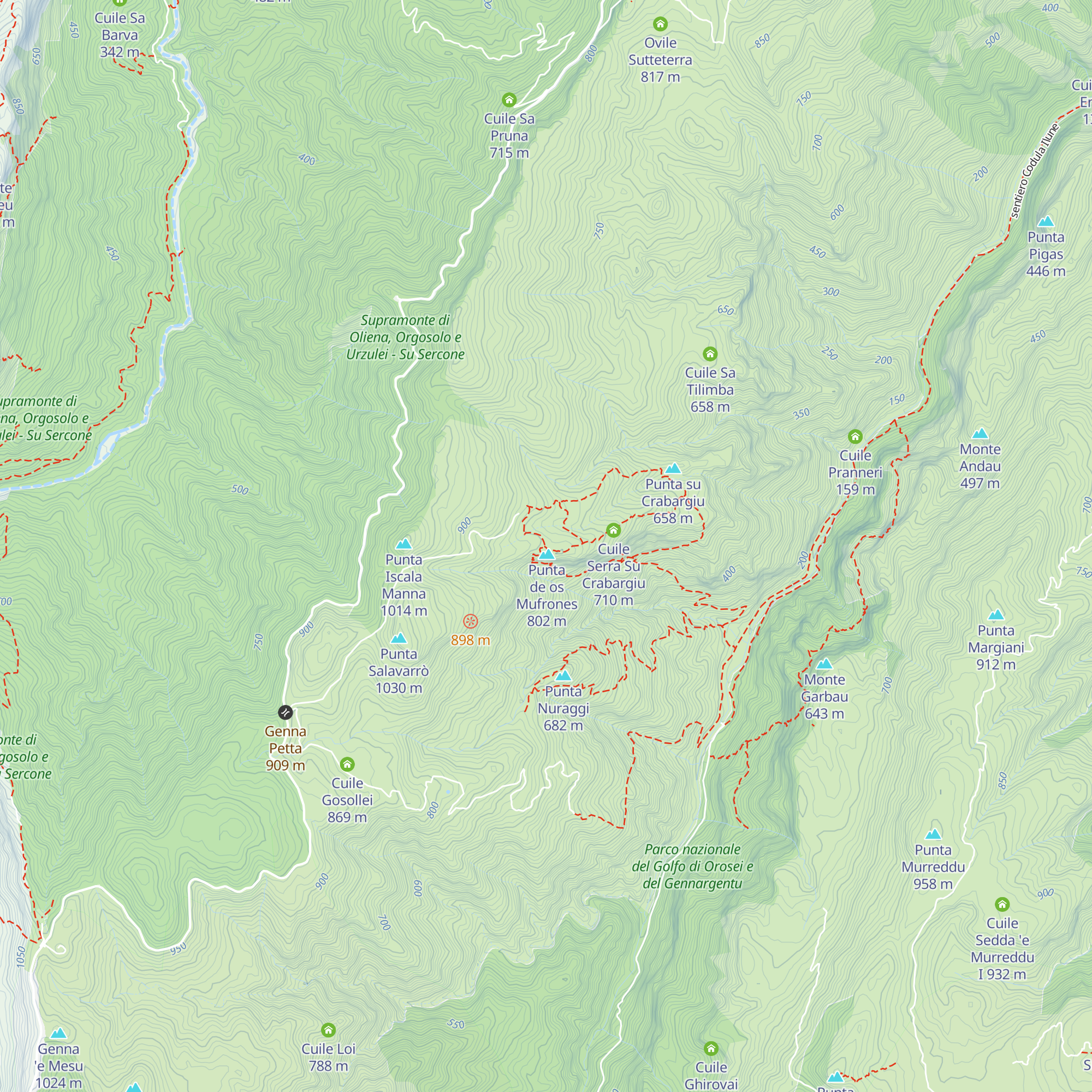 Cuile Mufrones II map