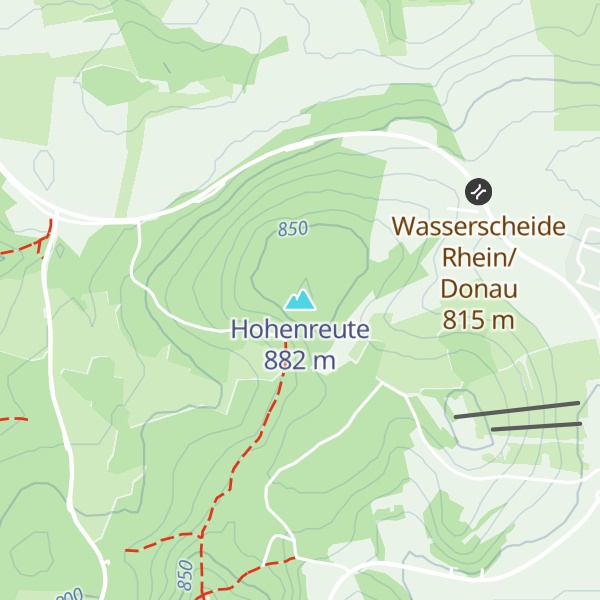 Map of Hohenreute