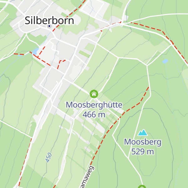 Map of Moosberghütte