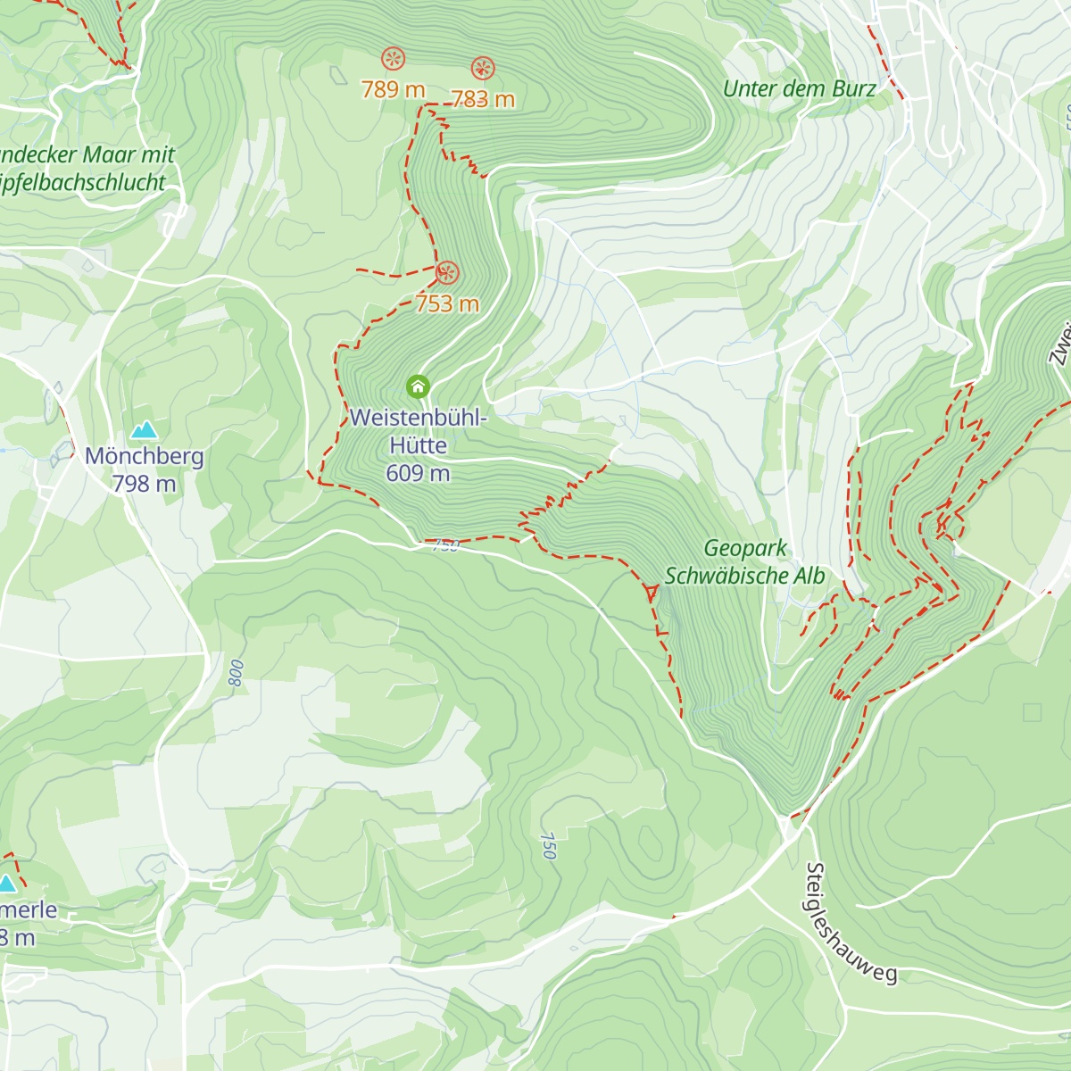 Hindenburghütte map