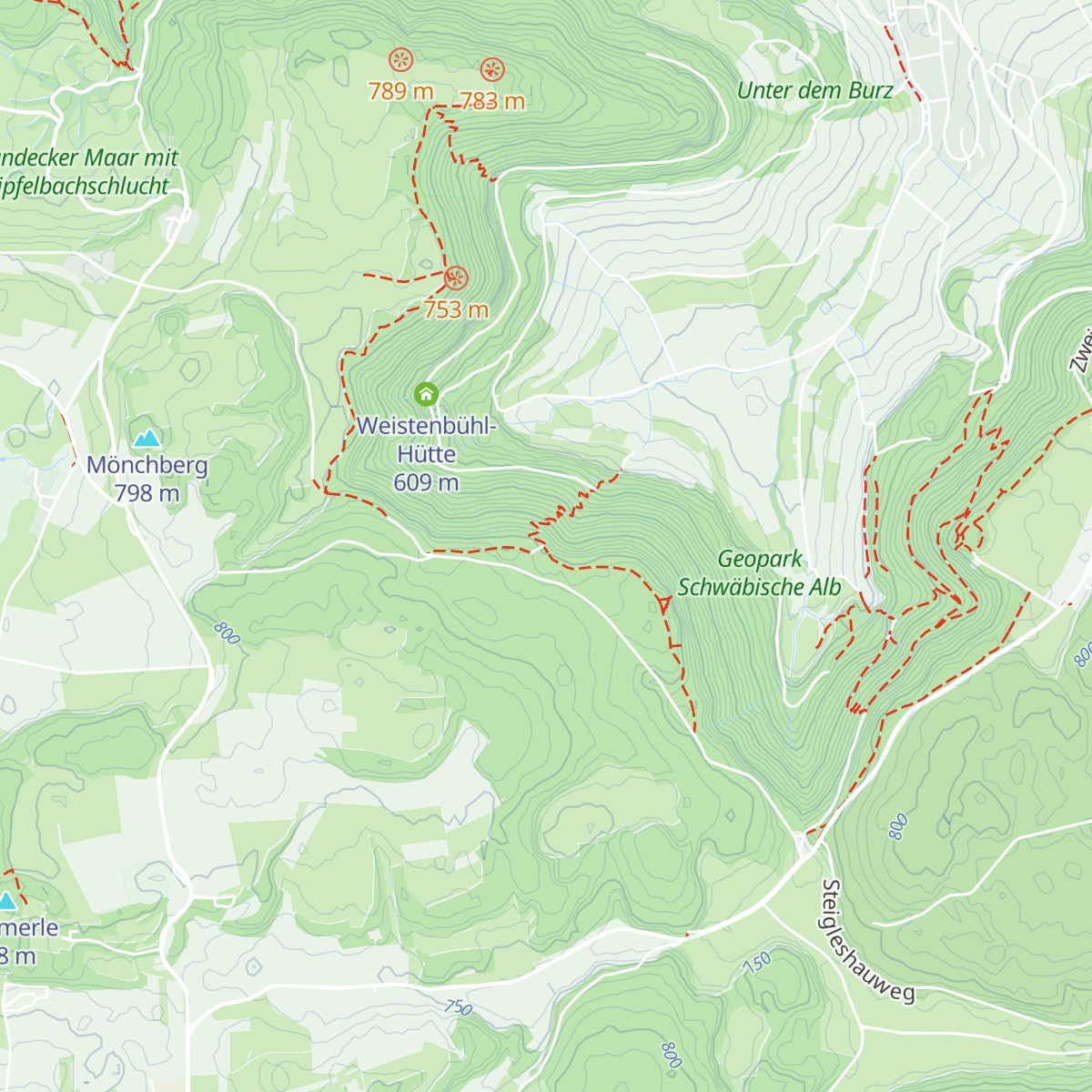 Hindenburghütte map