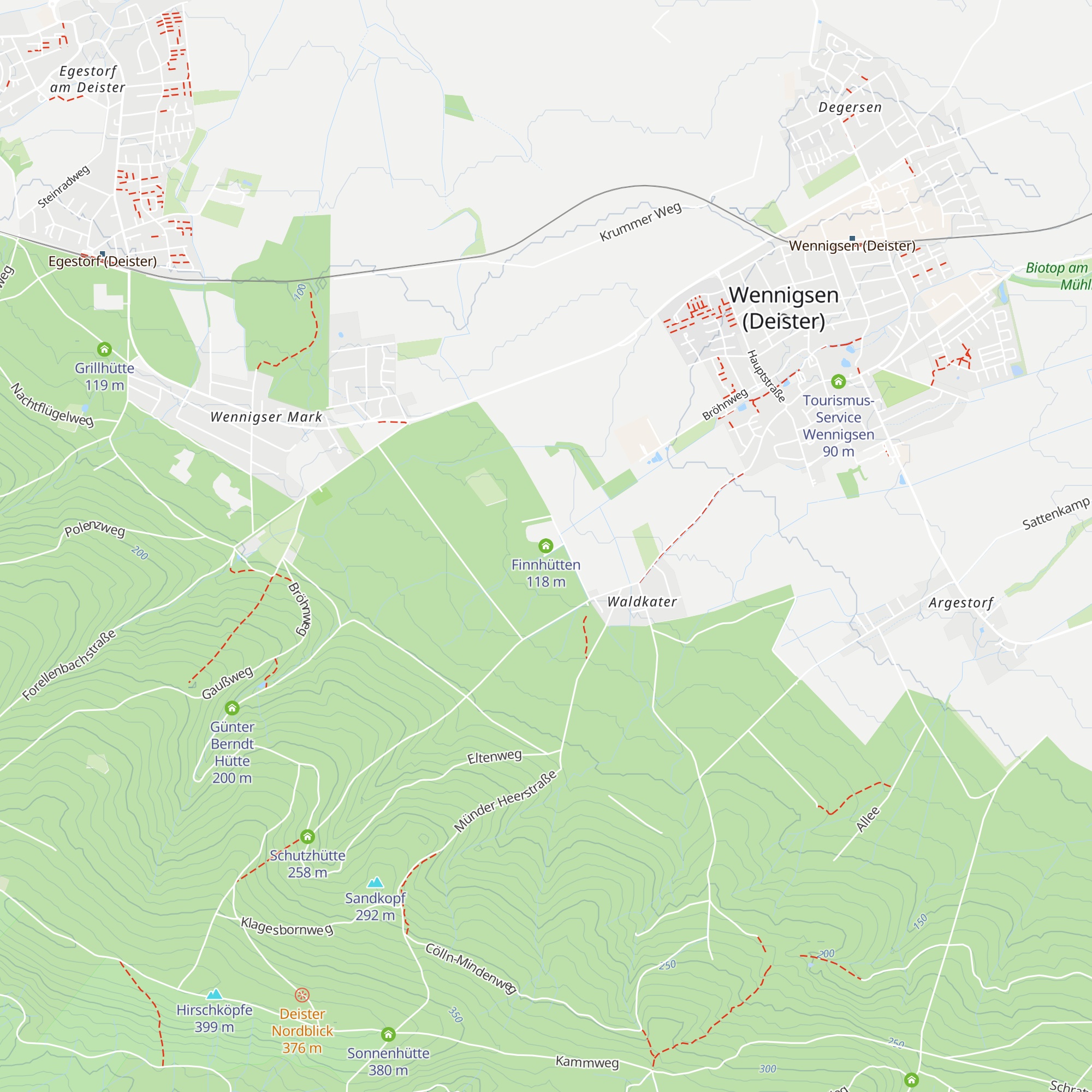 Finnhütten map