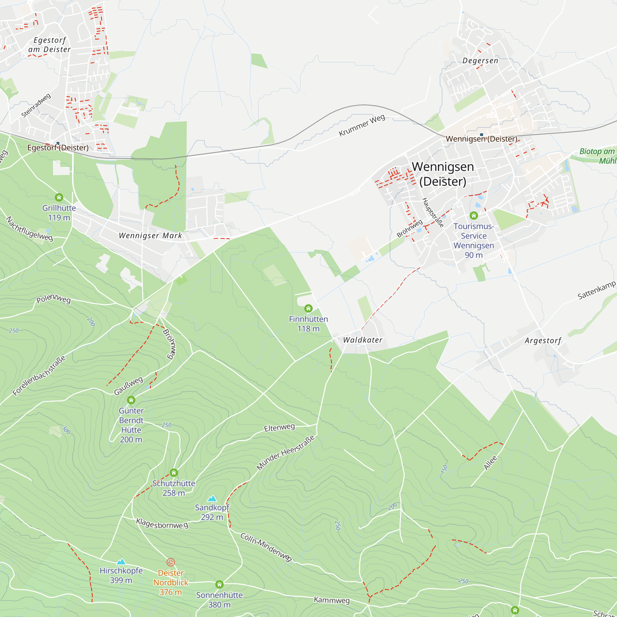 Finnhütten map