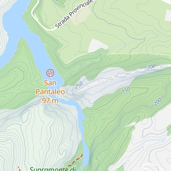 Map of Monte Coazza