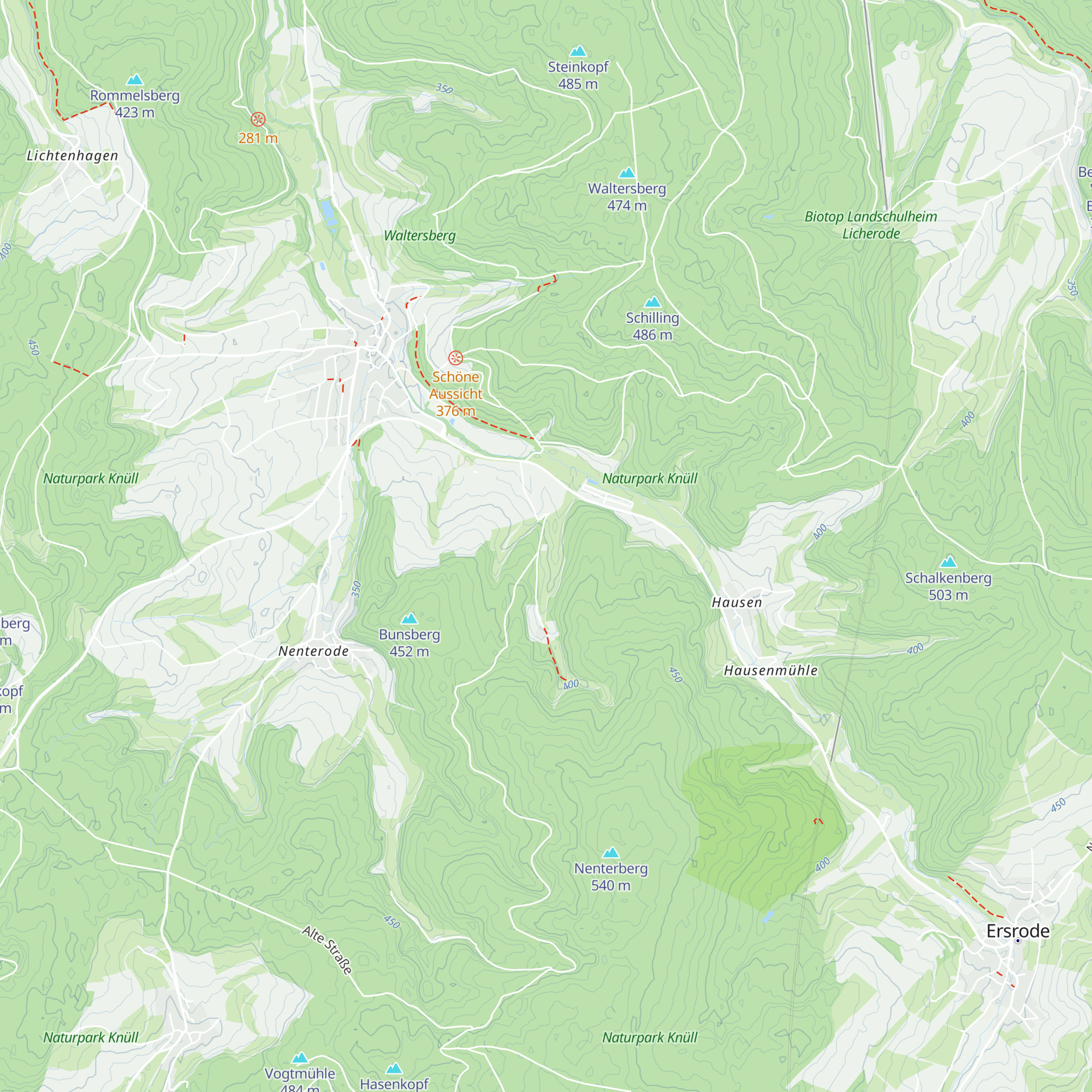 Beiserhaushütte map