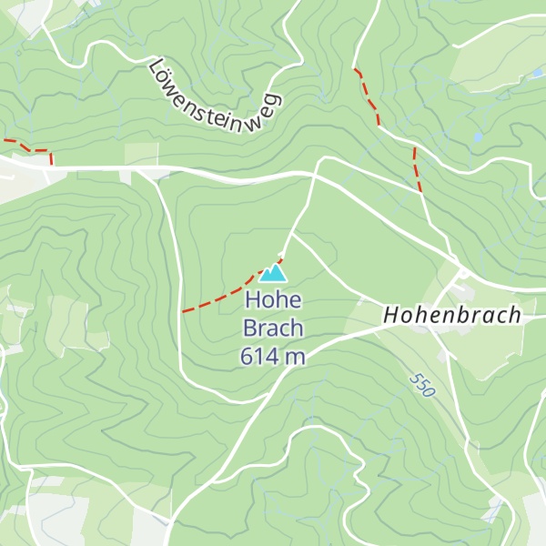Map of Hohe Brach
