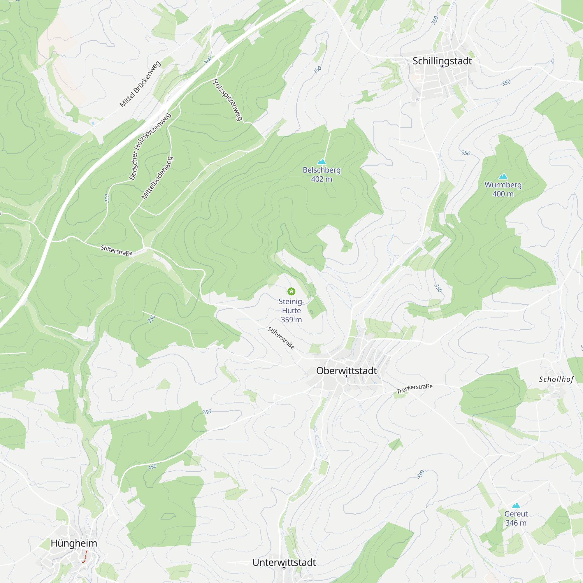 Steinig-Hütte map