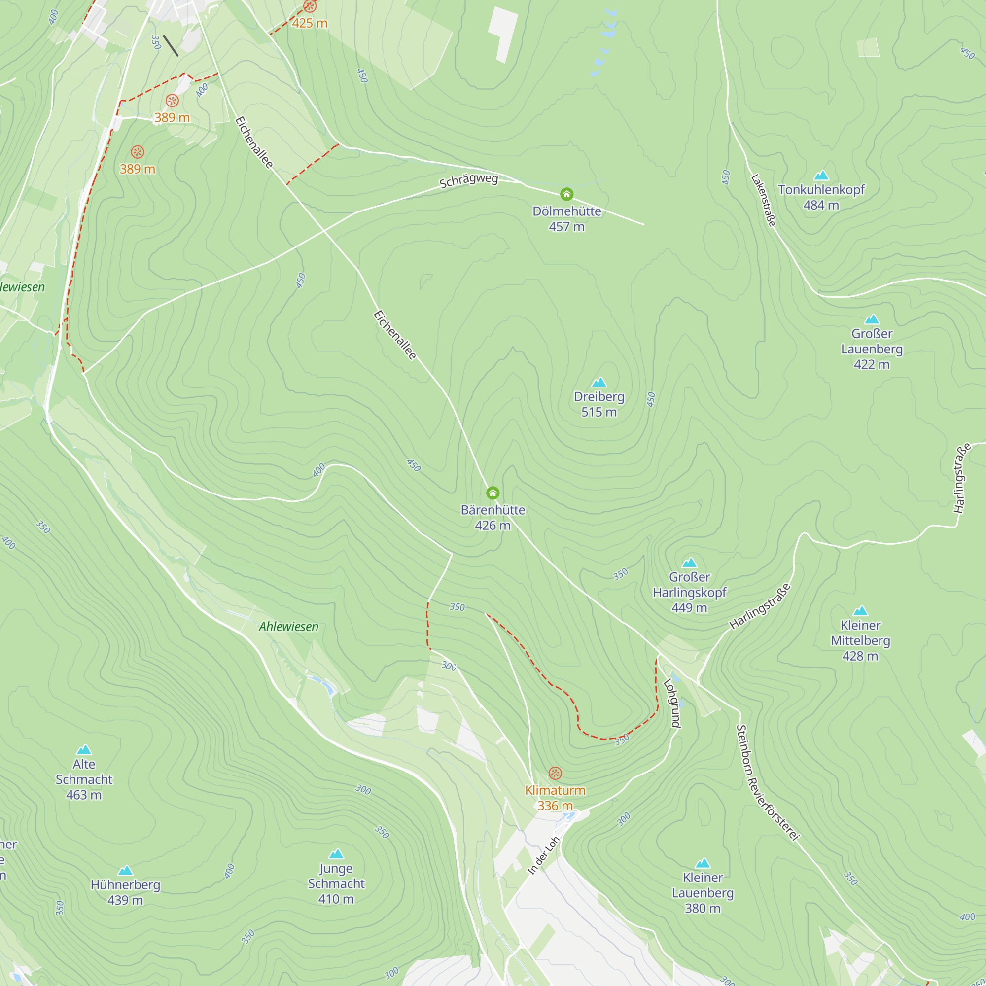 Bärenhütte map