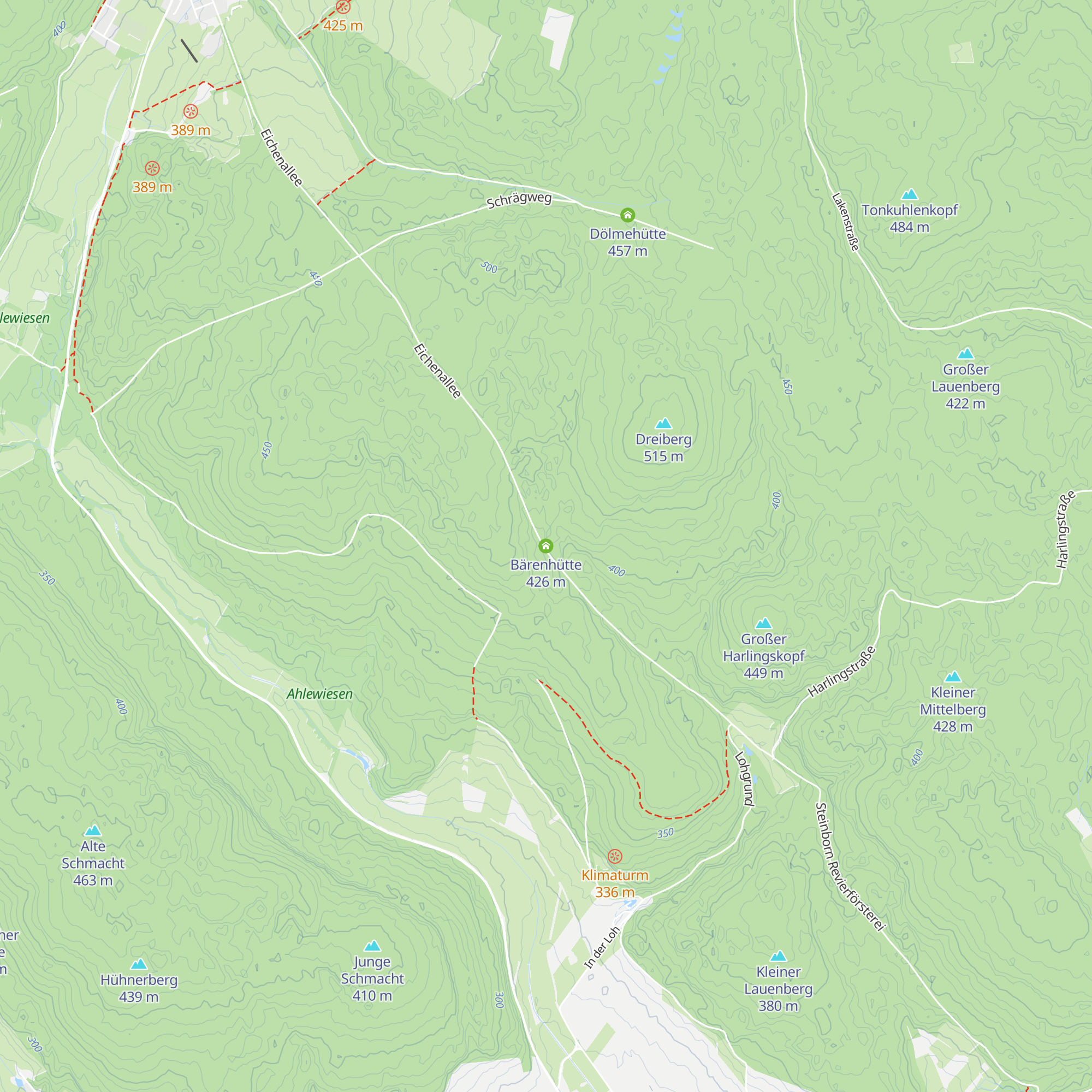 Bärenhütte map