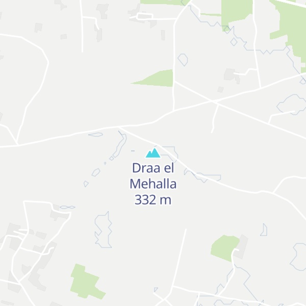 Map of Draa el Mehalla