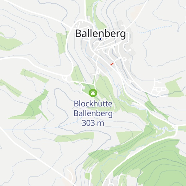 Map of Blockhütte Ballenberg
