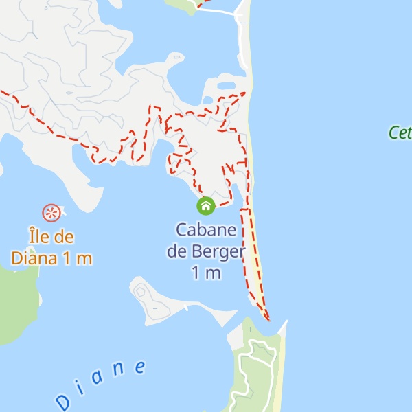 Map of Cabane de Berger