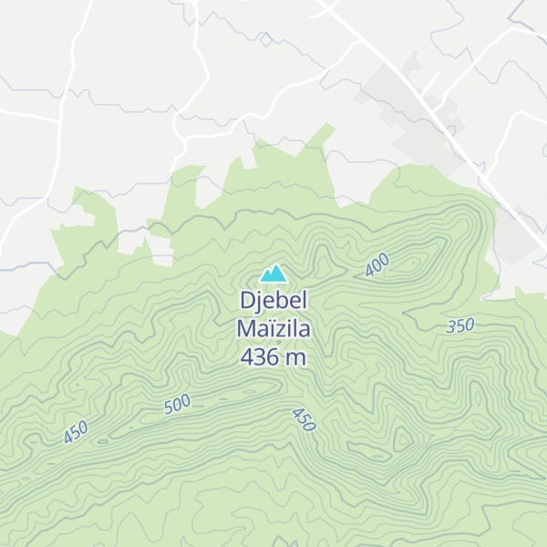 Map of Djebel Maïzila