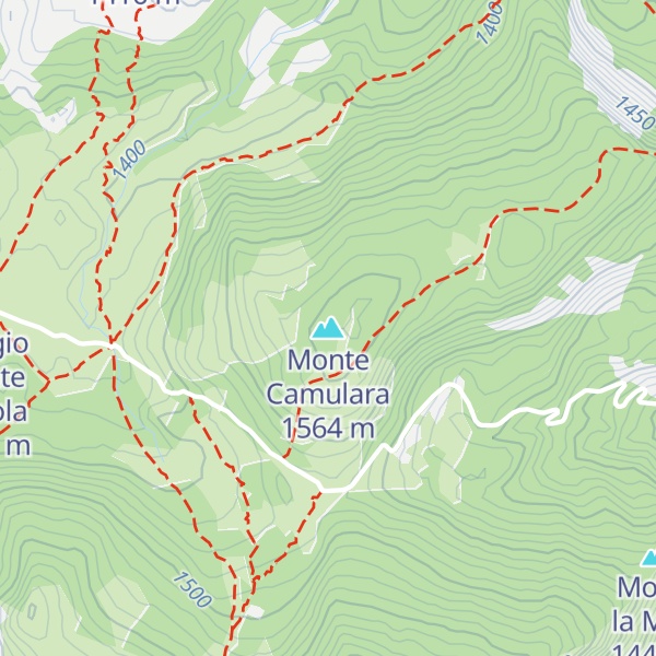 Map of Monte Camulara