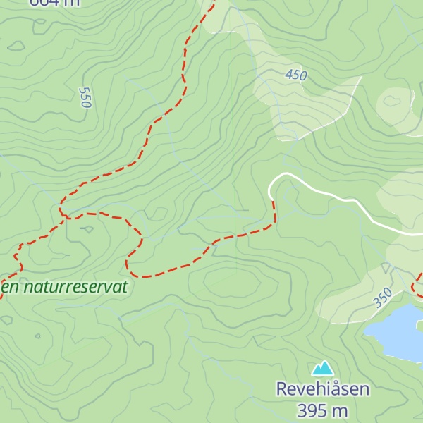Map of Barlinddalshytta