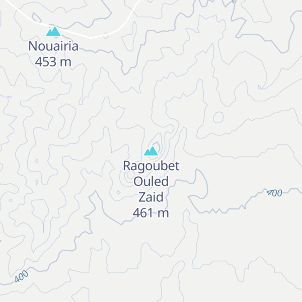 Map of Ragoubet Ouled Zaid