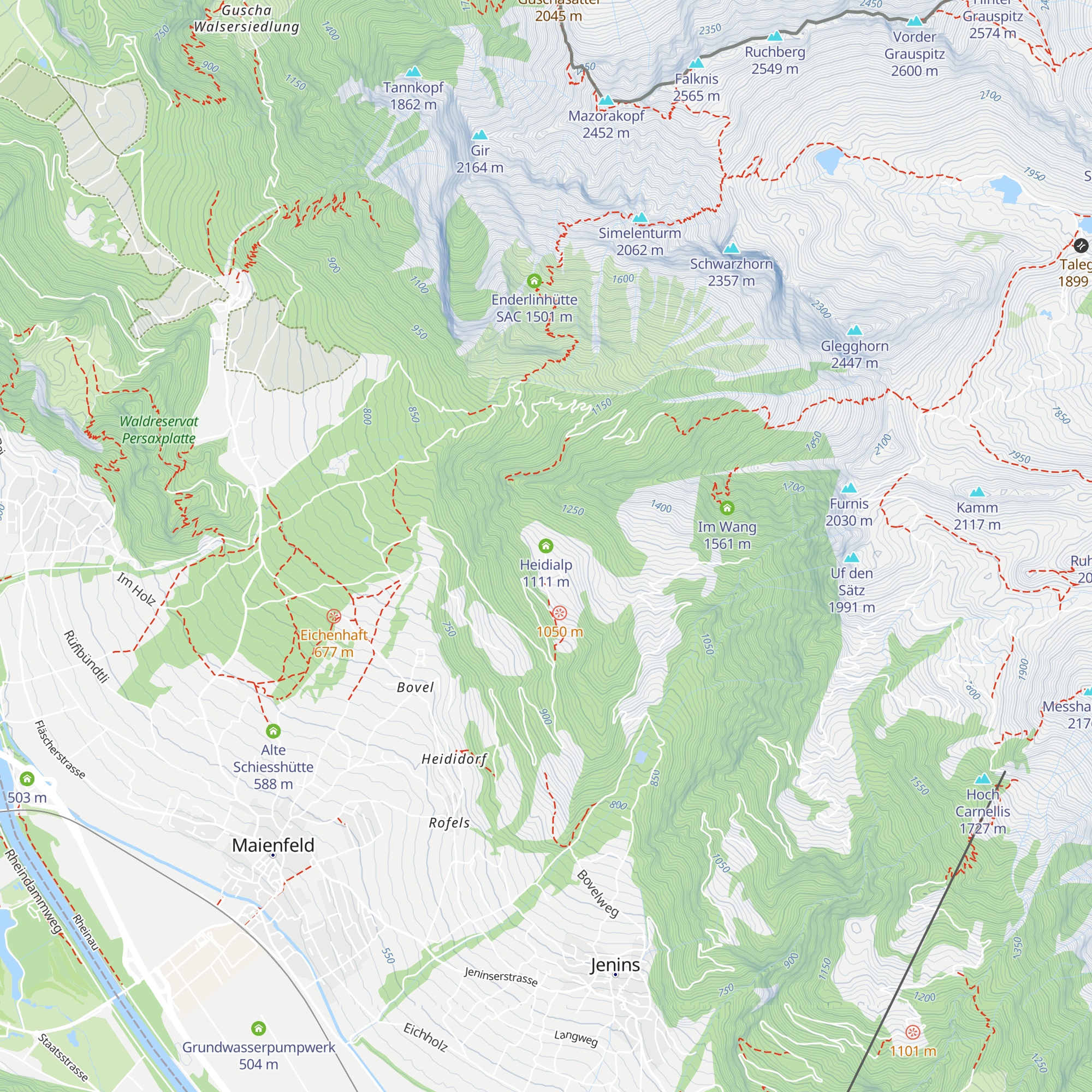 Heidialp map