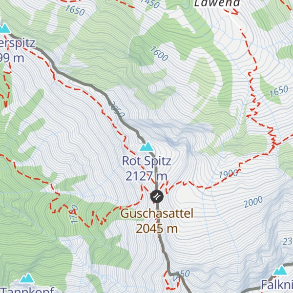 Map of Rot Spitz