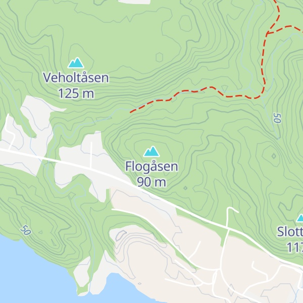 Map of Flogåsen
