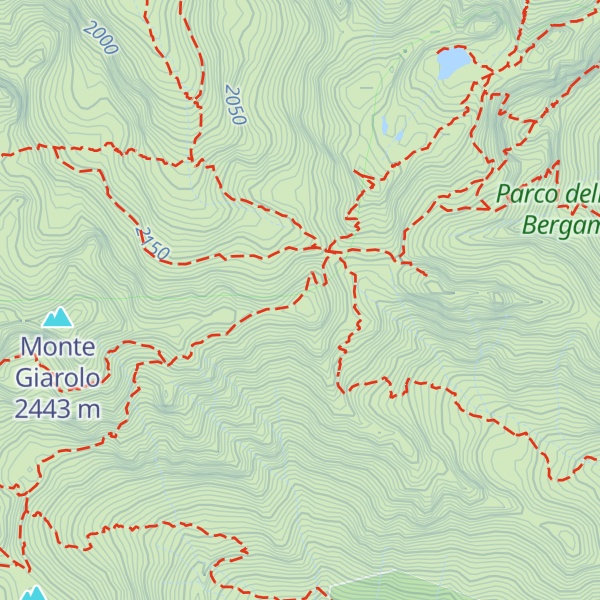 Map of Cima di Giarolo