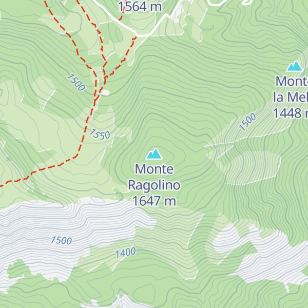 Map of Monte Ragolino