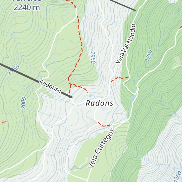 Map of Berghuus Radons