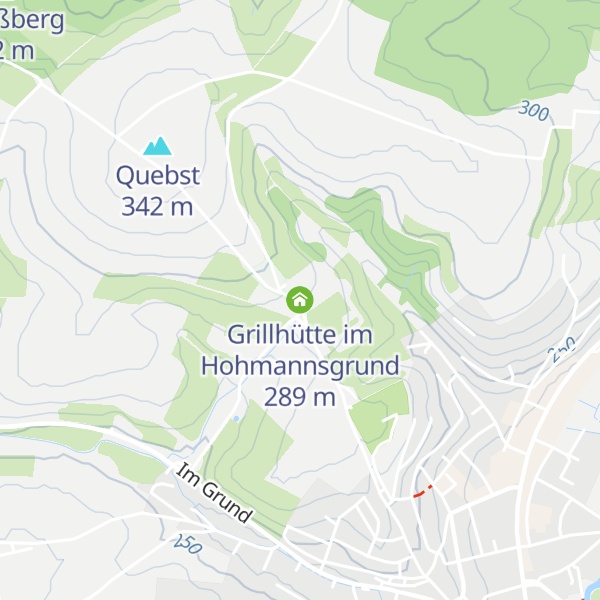 Map of Grillhütte im Hohmannsgrund