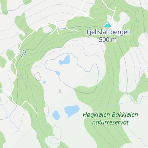 Map of Litlfjellet