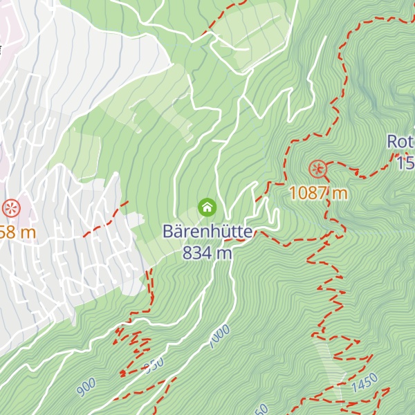 Map of Bärenhütte
