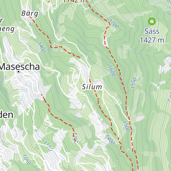 Map of Berggasthaus Silum