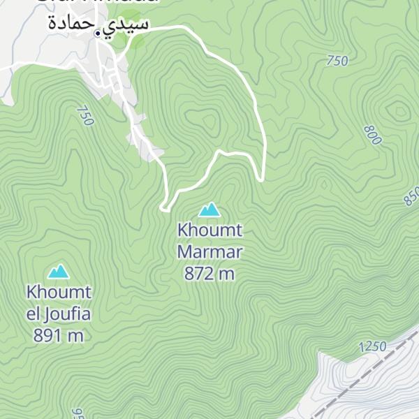 Map of Khoumt Marmar