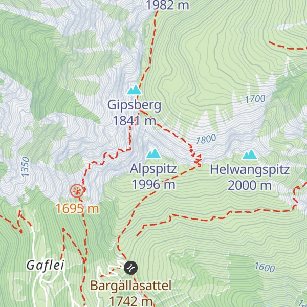 Map of Alpspitz