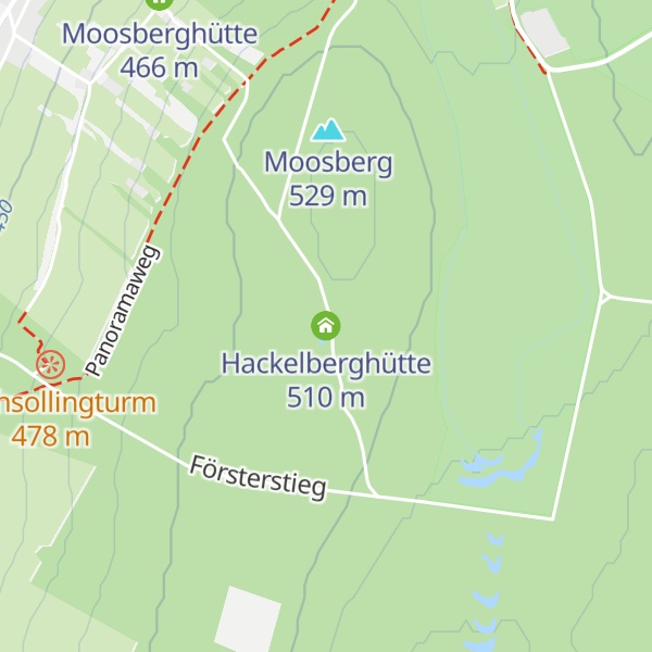 Map of Hackelberghütte
