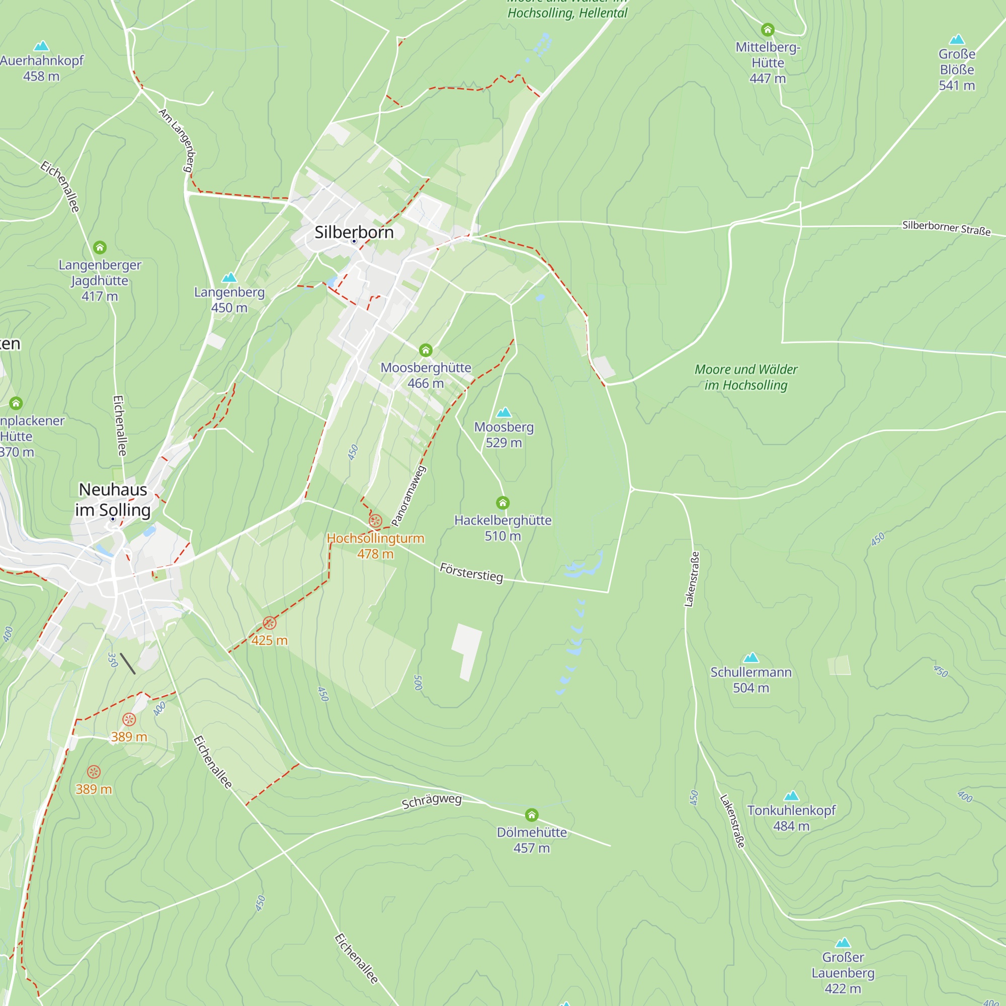Hackelberghütte map