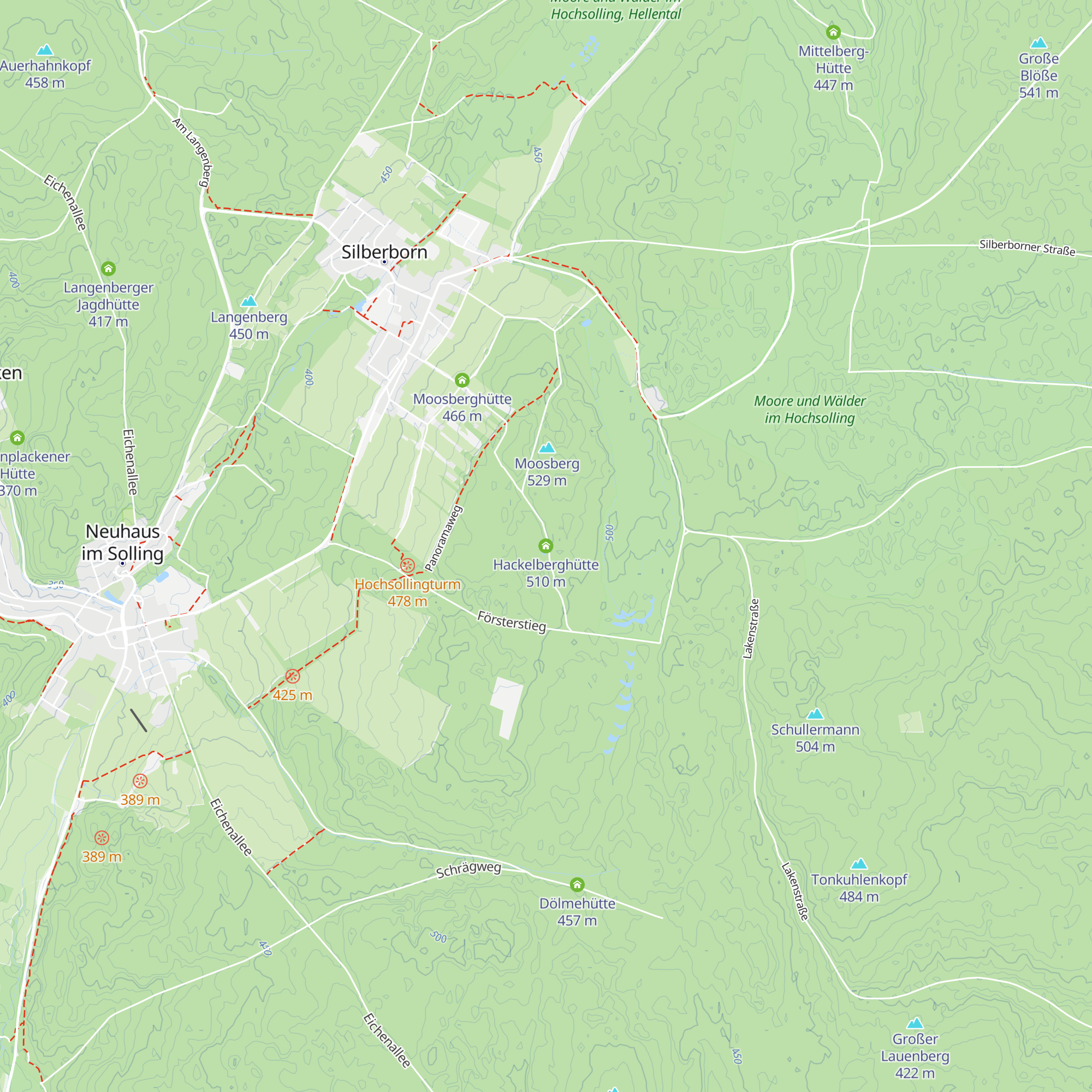 Hackelberghütte map