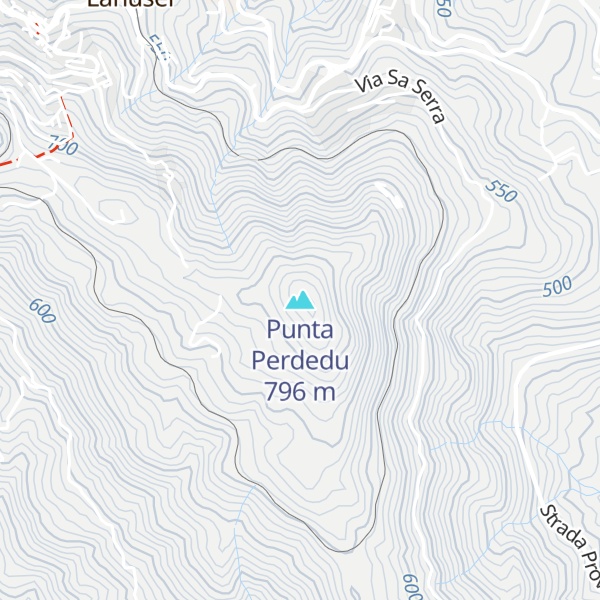 Map of Punta Perdedu