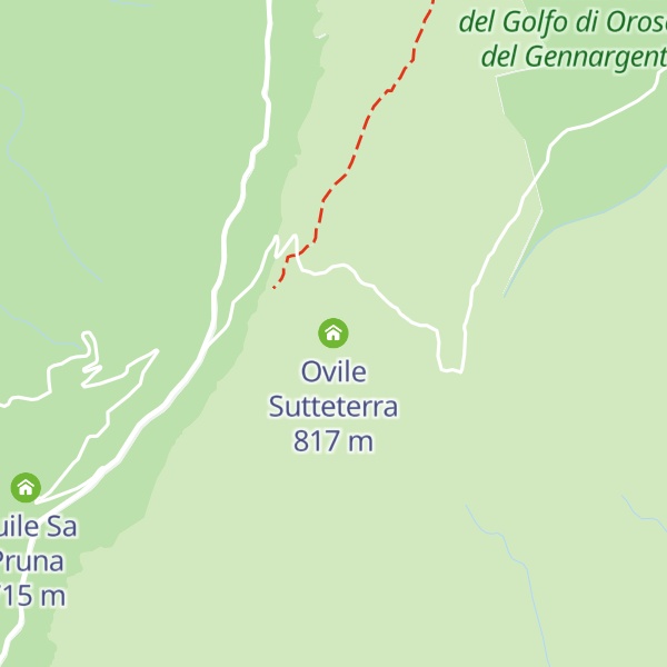Map of Ovile Sutteterra