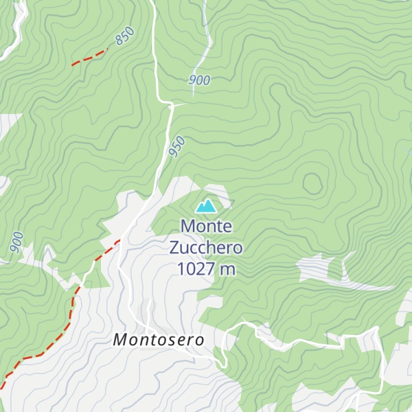 Map of Monte Zucchero