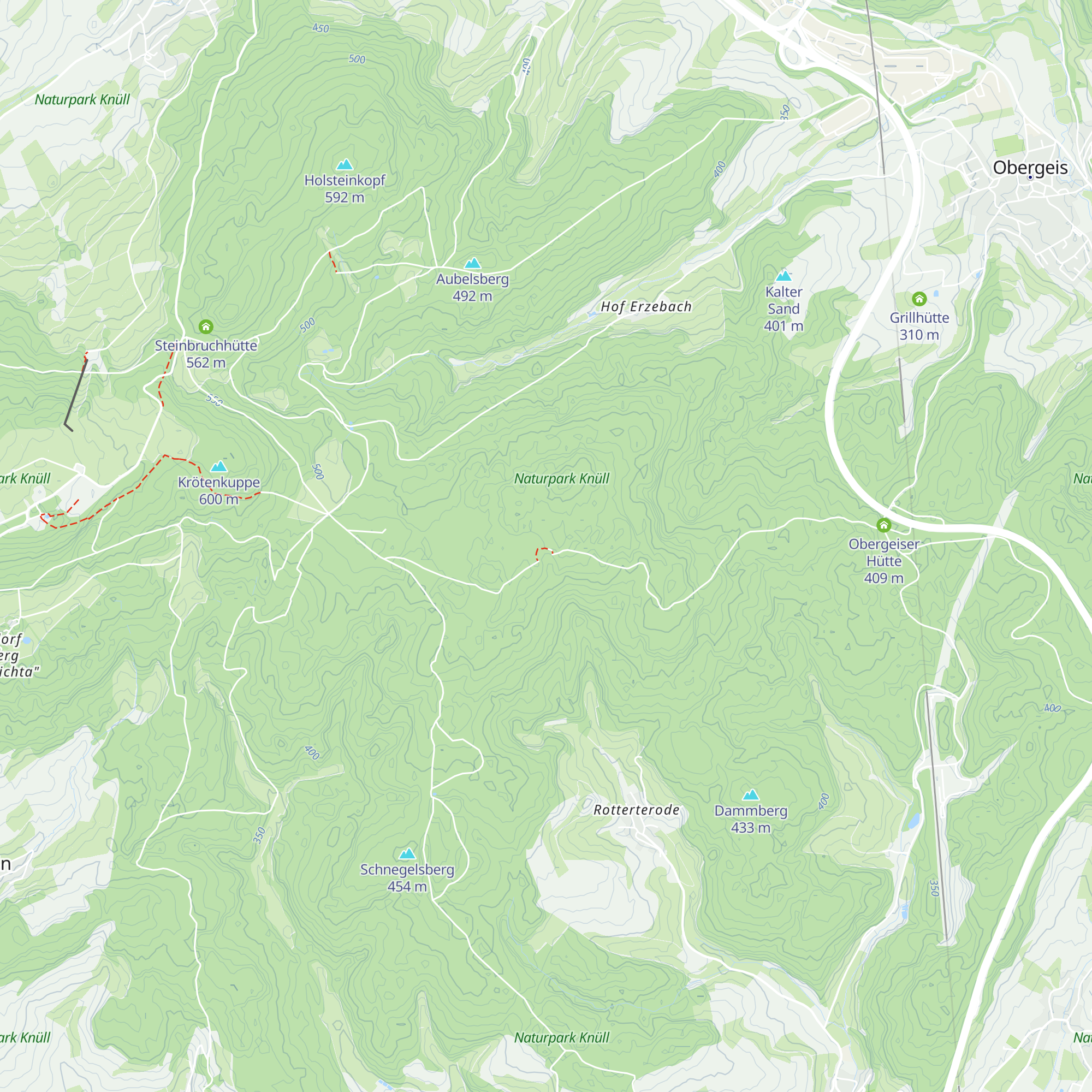 Liesburg Hütte map