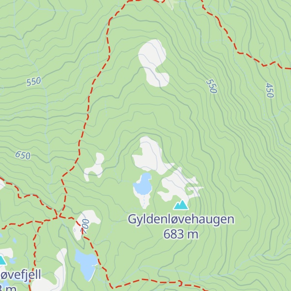 Map of Sankt Andreasfjell