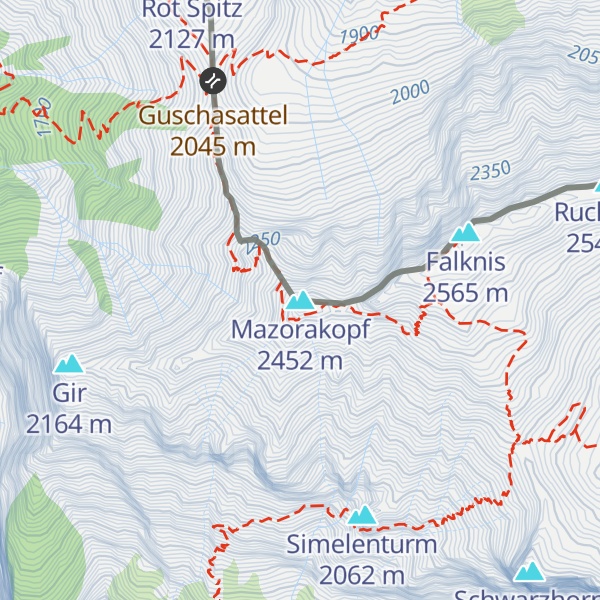 Map of Mazorakopf