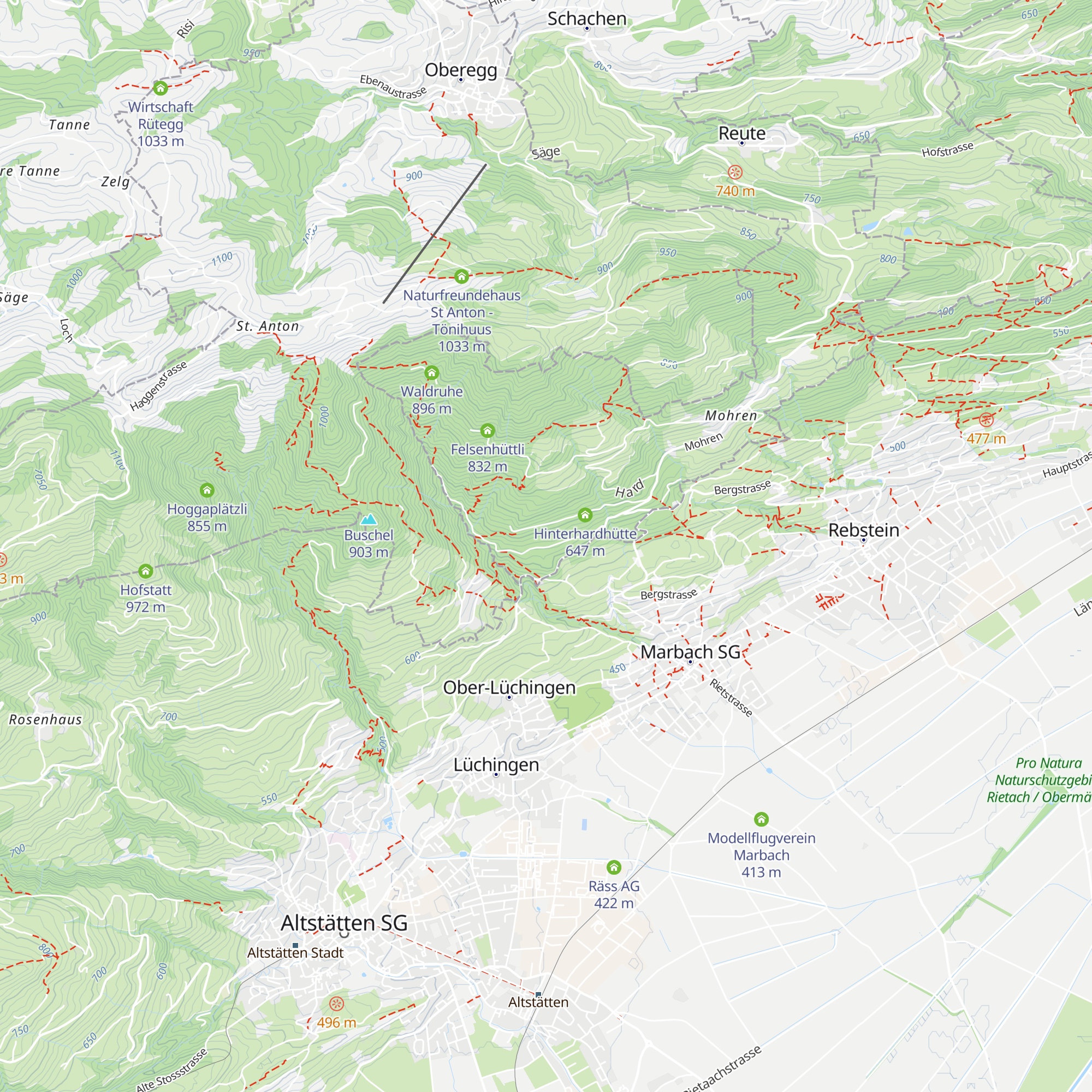 Laubenhütte map