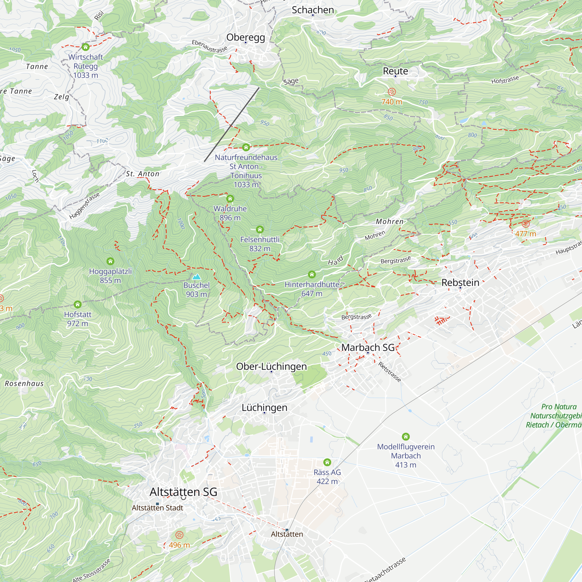 Laubenhütte map