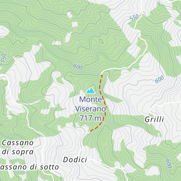 Map of Monte Viserano