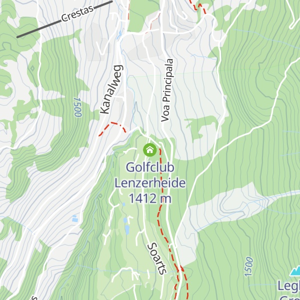 Map of Golfclub Lenzerheide