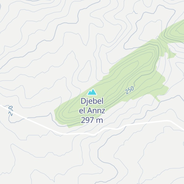 Map of Djebel el Annz