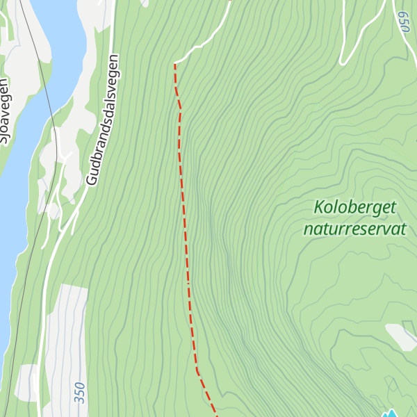 Map of Kvitberget