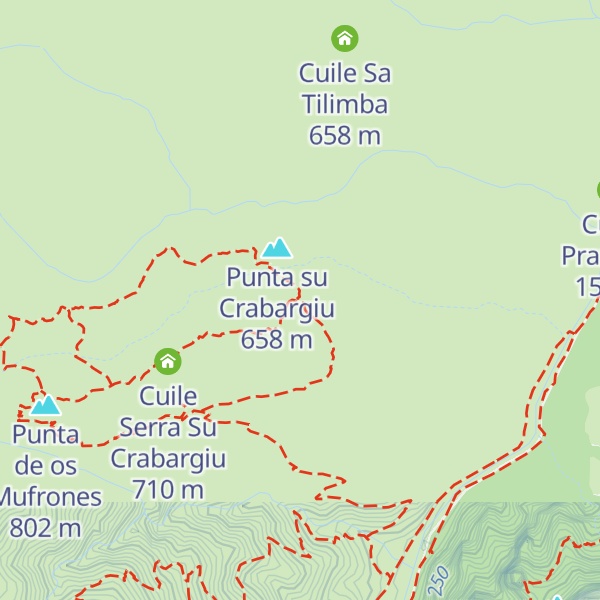 Map of Cuile Sa Tuvera