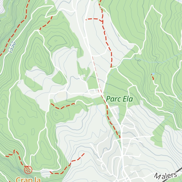 Map of Biathlon Arena Lenzerheide
